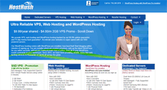 Desktop Screenshot of hostrush.com